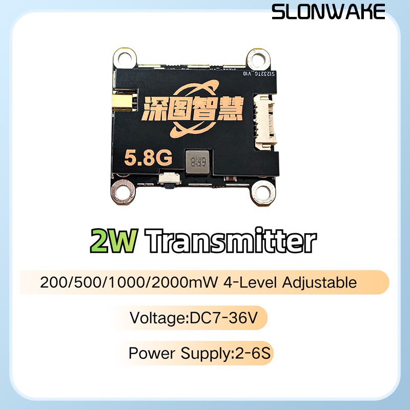 SLONWAKE 5.8G 56CH 2W transmit - Fpv Drone Quadcopter review and price