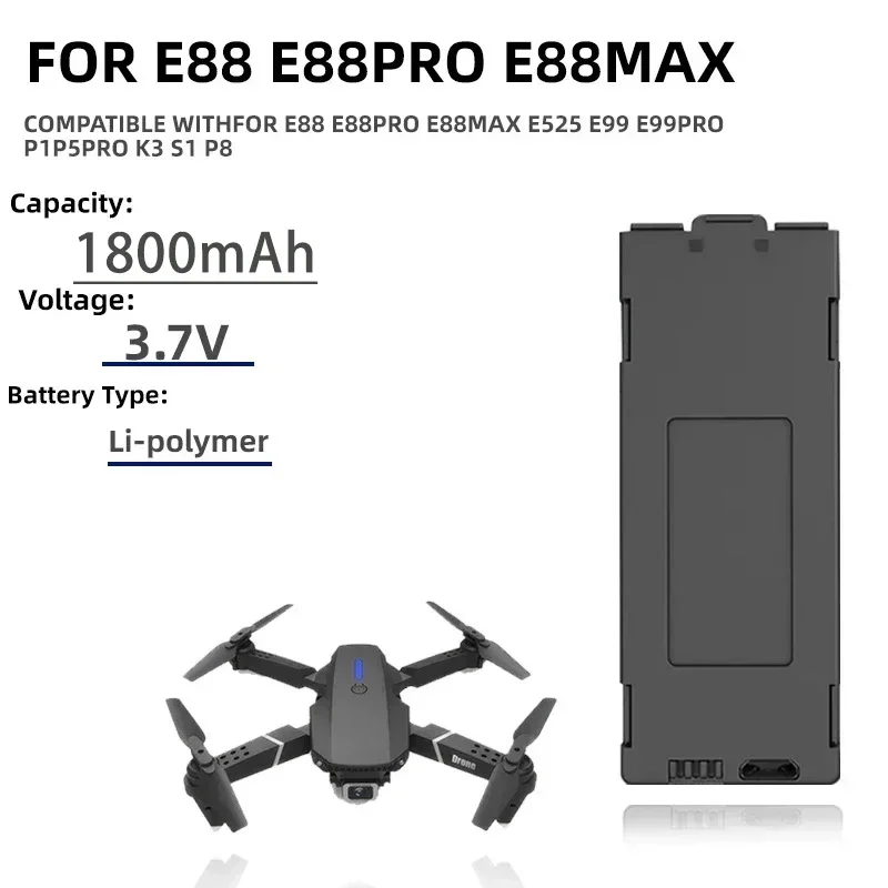 1-10pcs E99 Pro Drone Battery  - Eachine Drone E58 review and price