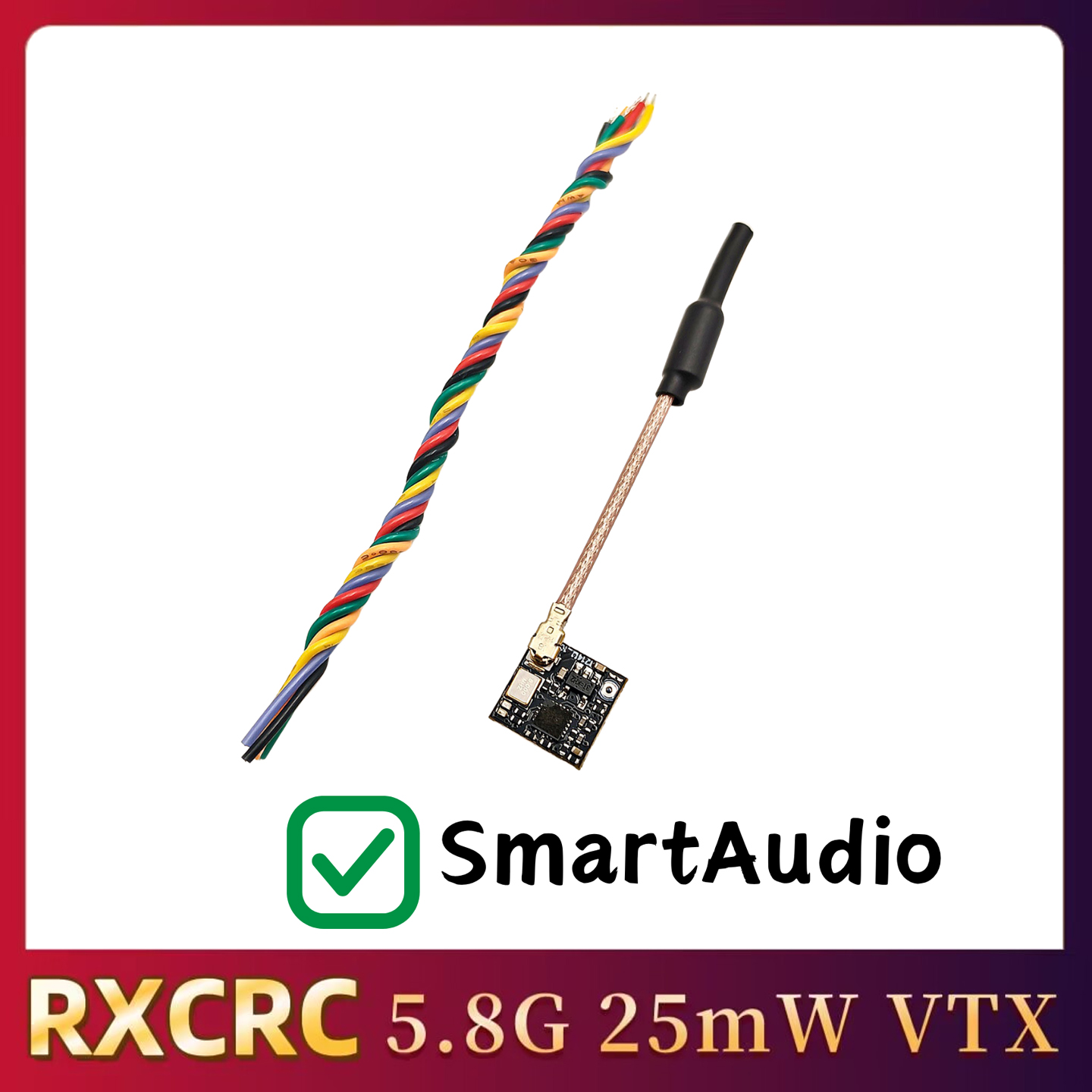 RXCRC 5.8GHz 48CH FPV 25mW Ana - Fpv Drone Transmitter review and price